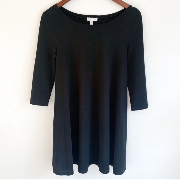 Leith | Crepe Black Trapeze Dress Size XS - Picture 7 of 8